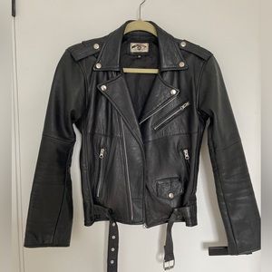 Vintage Moto Leather Jacket